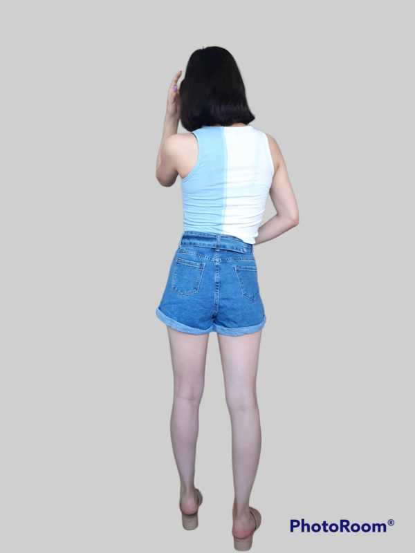 SHORT AZUL MUJER - Imagen 4