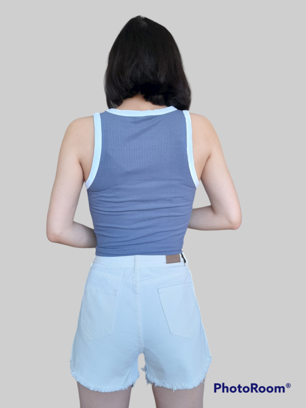 SHORT BLANCO MUJER - Imagen 4