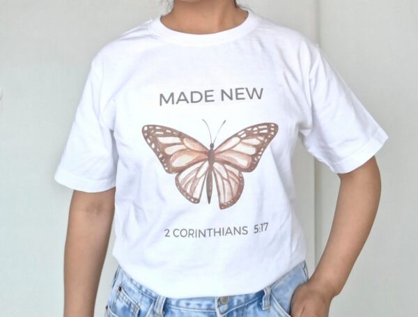 POLERA MARIPOSA OVERSIZE ALGODON MUJER - Imagen 4