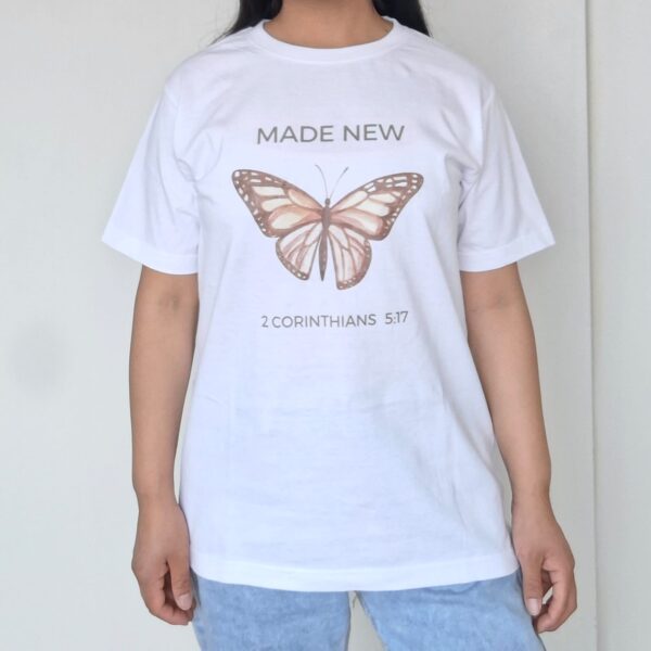 POLERA MARIPOSA OVERSIZE ALGODON MUJER - Imagen 2