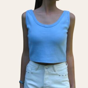 CROP TOP SIN MANGAS  MUJER