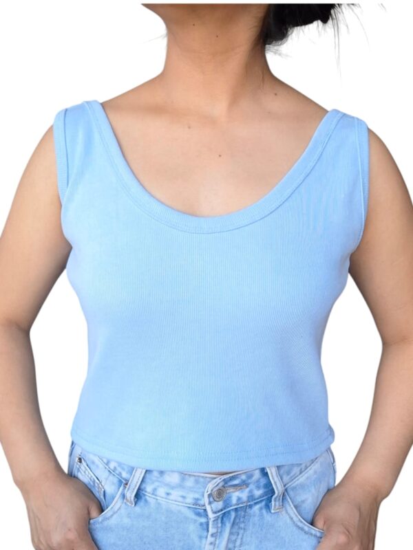 CROP TOP SIN MANGAS  MUJER - Imagen 4