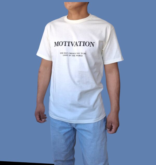 Polera Motivación Manga Corta Algodón Hombre