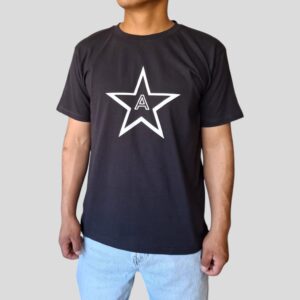 Polera Star Manga Corta Algodón Hombre
