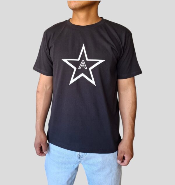 Polera Star Manga Corta Algodón Hombre