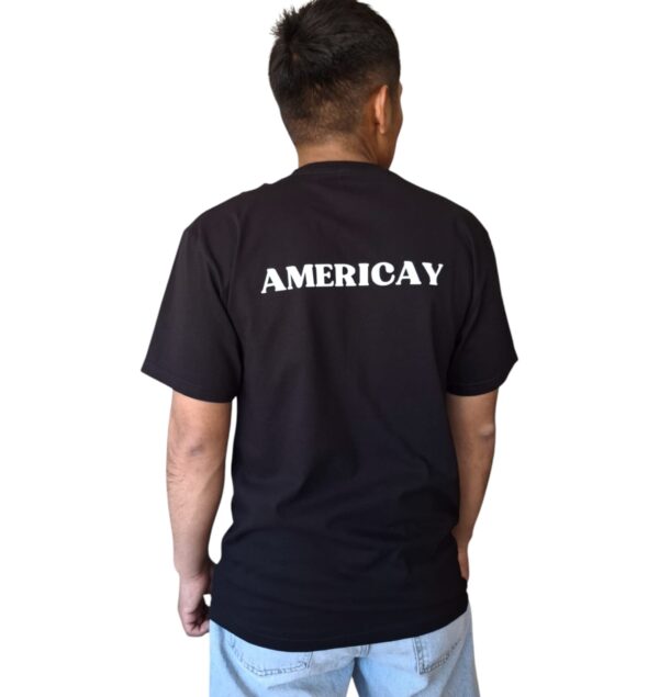 Polera Americay Manga Corta Algodón Hombre - Imagen 3