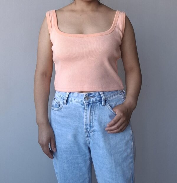 CROP TOP MELON SIN MANGAS  MUJER - Imagen 4