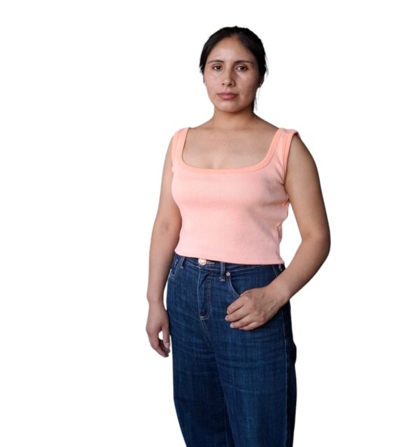 CROP TOP MELON SIN MANGAS  MUJER
