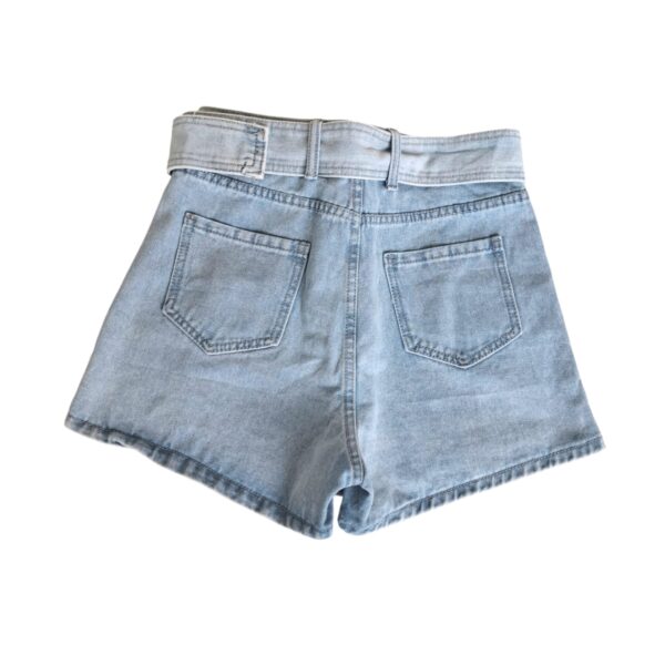 FALDA SHORT AZUL MUJER - Imagen 3